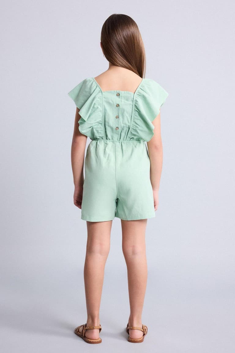 Linen Jumpsuit Girl