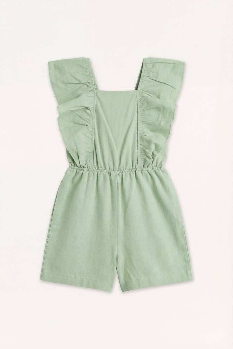 Linen Jumpsuit Girl