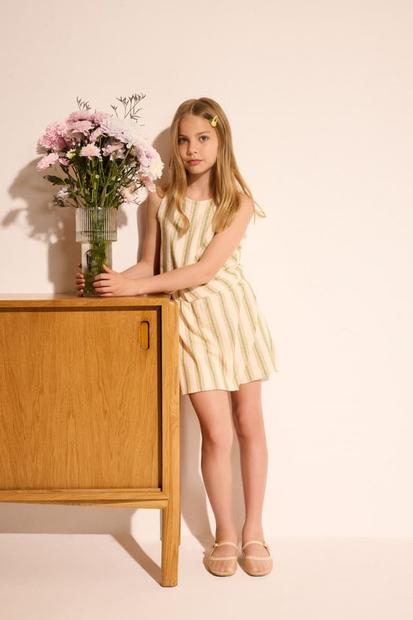 2 Pcs Vest Skirt Girls