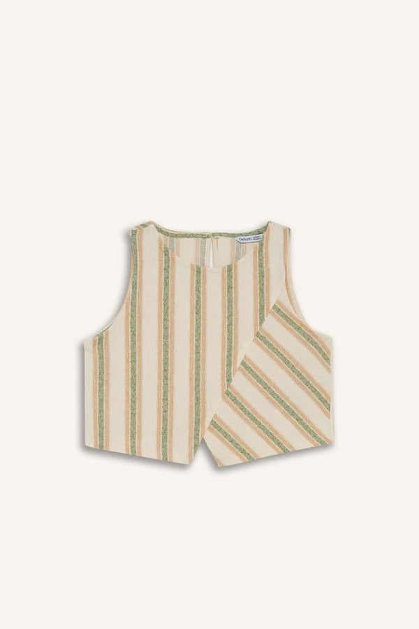 2 Pcs Vest Skirt Girls