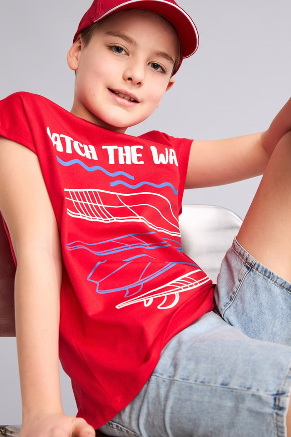 100% Cotton Crew Neck Undershirt Boy