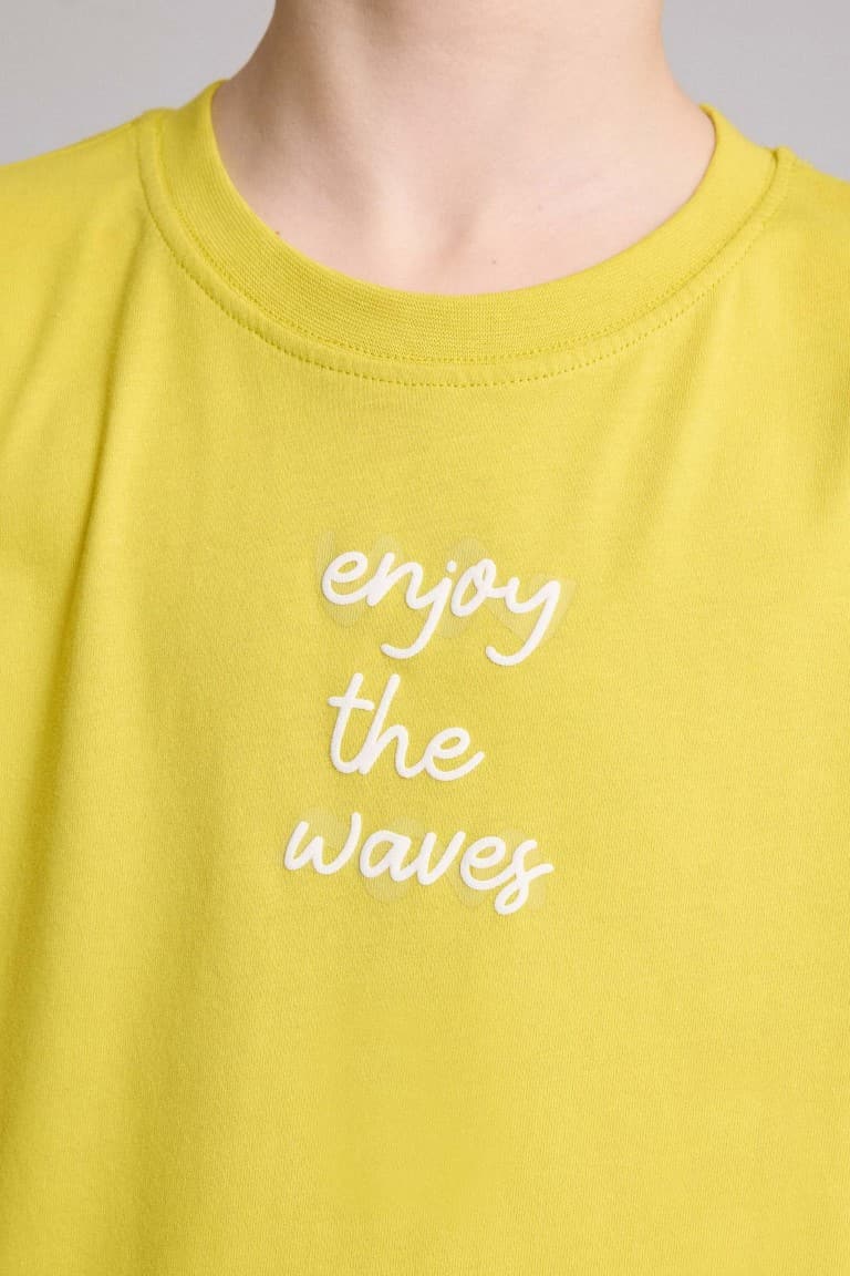 100% Cotton New Regular Crew Neck Printed Short Sleeve T-Shirt Boy