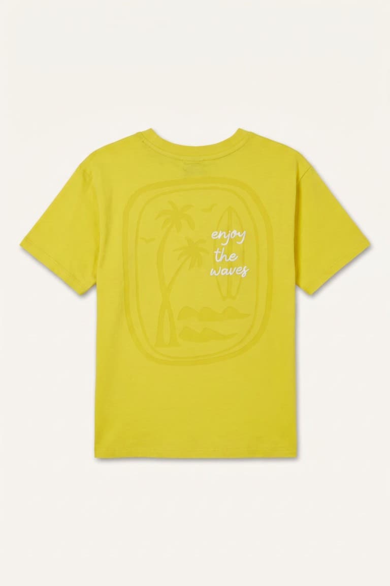 100% Cotton New Regular Crew Neck Printed Short Sleeve T-Shirt Boy