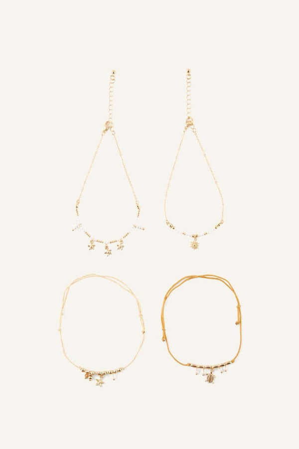 Women 4-Piece Bracelet Set