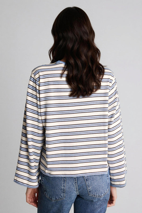 Loose Fit-Striped Tunic