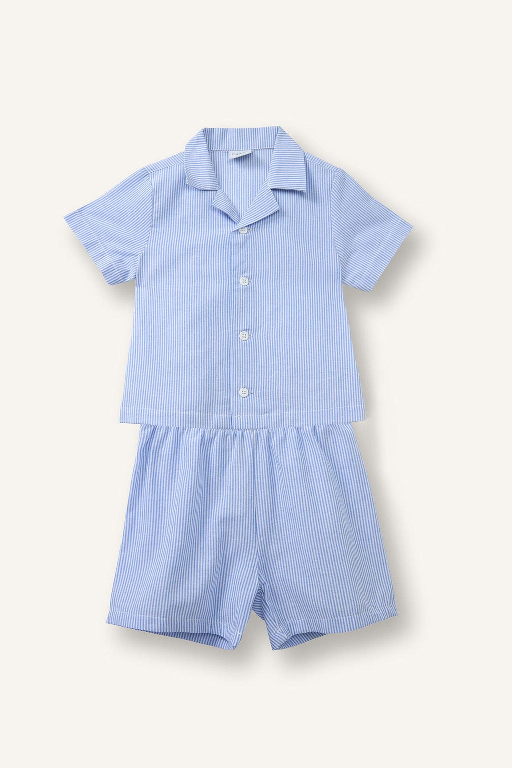 100% Cotton Printed Short Sleeve Top Shorts Bottom 2 Pcs Pajama Set Boys