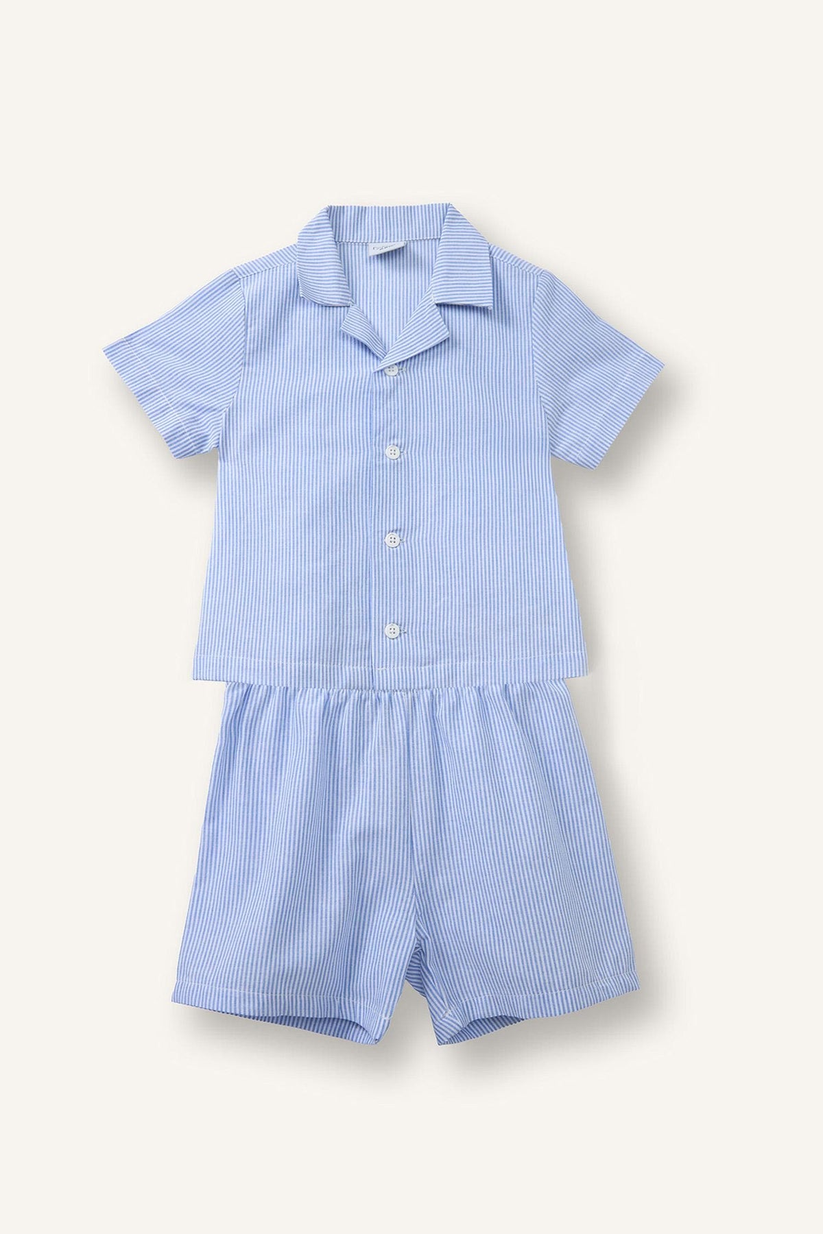 100% Cotton Printed Short Sleeve Top Shorts Bottom 2 Pcs Pajama Set Boys