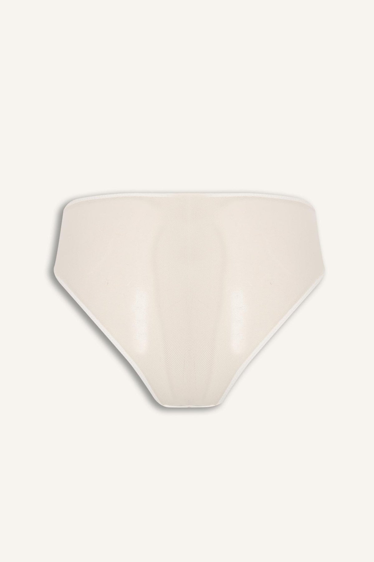 Lace Detailed Embroidery Slip Ecru Panties
