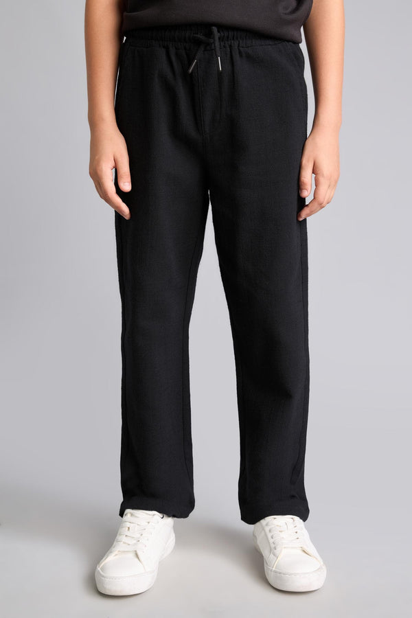 Regular 100% Cotton Fit Straight Leg Beige Pants Boy