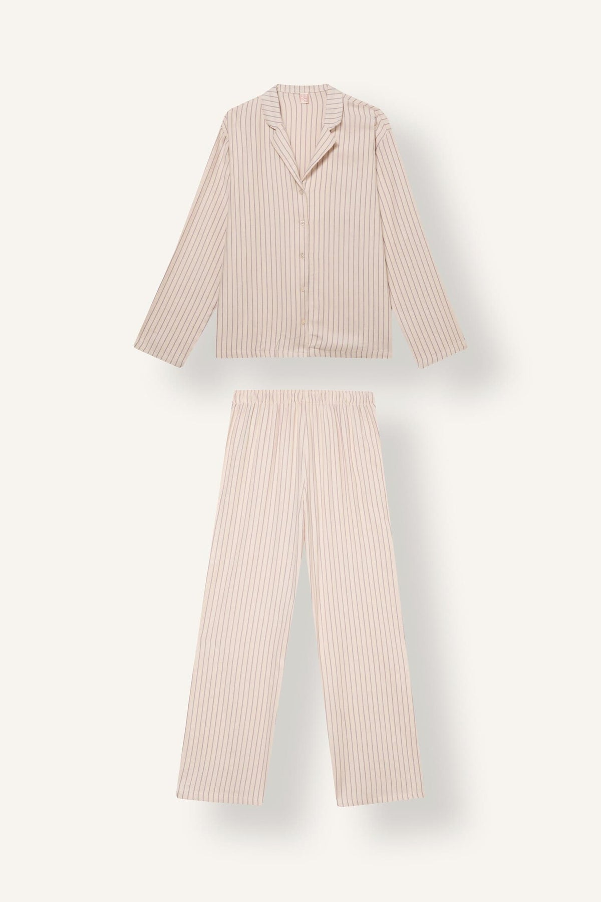 Regular Fit Long Sleeve Striped 2-Pack Flannel Pajama Set