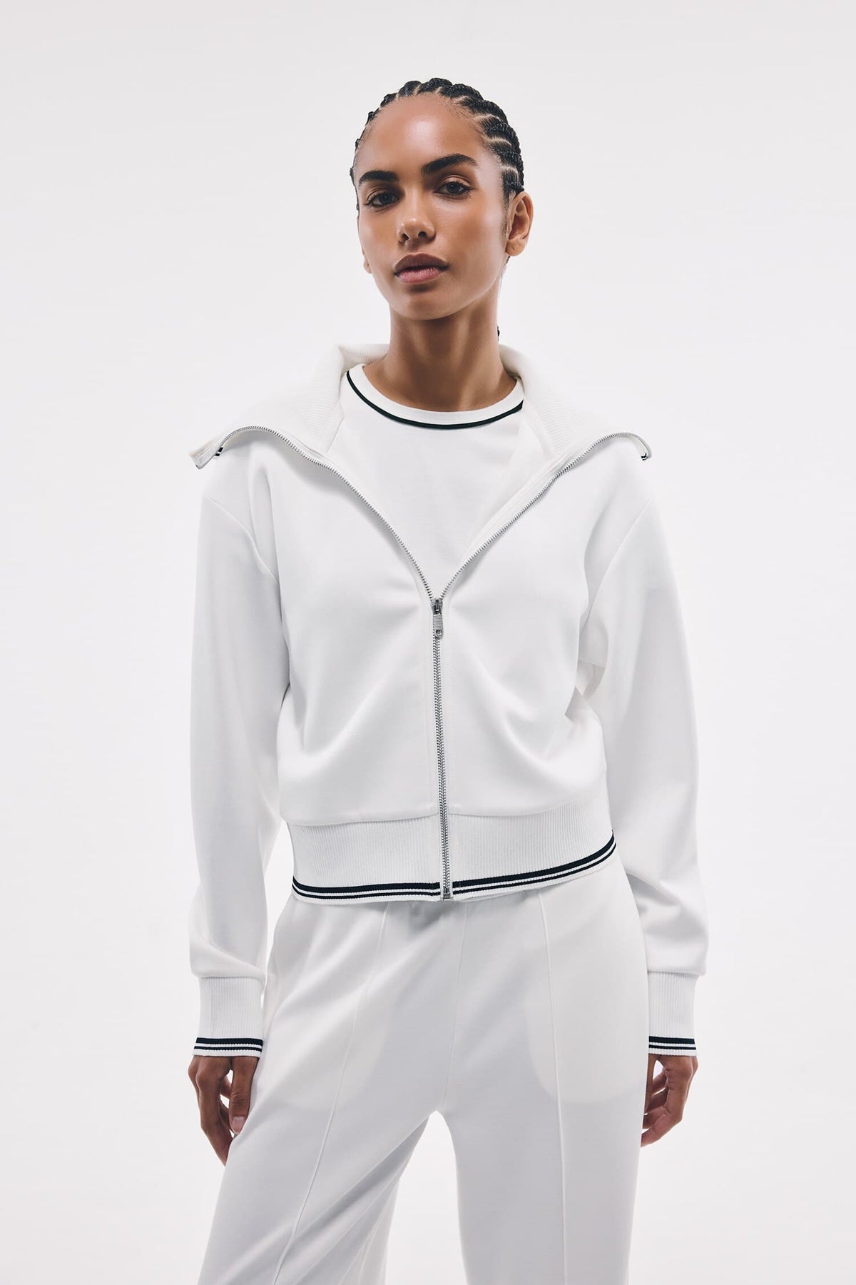 Standard Fitt Stand-Up Collar Modal Cardigan Main image