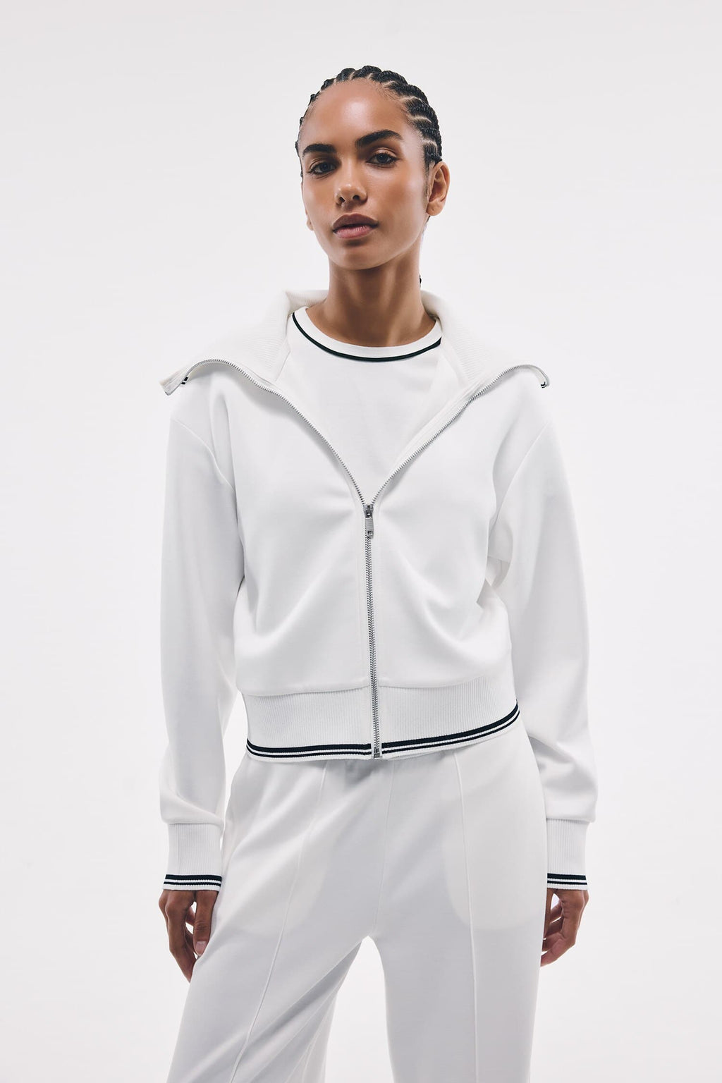 Standard Fitt Stand-Up Collar Modal Cardigan