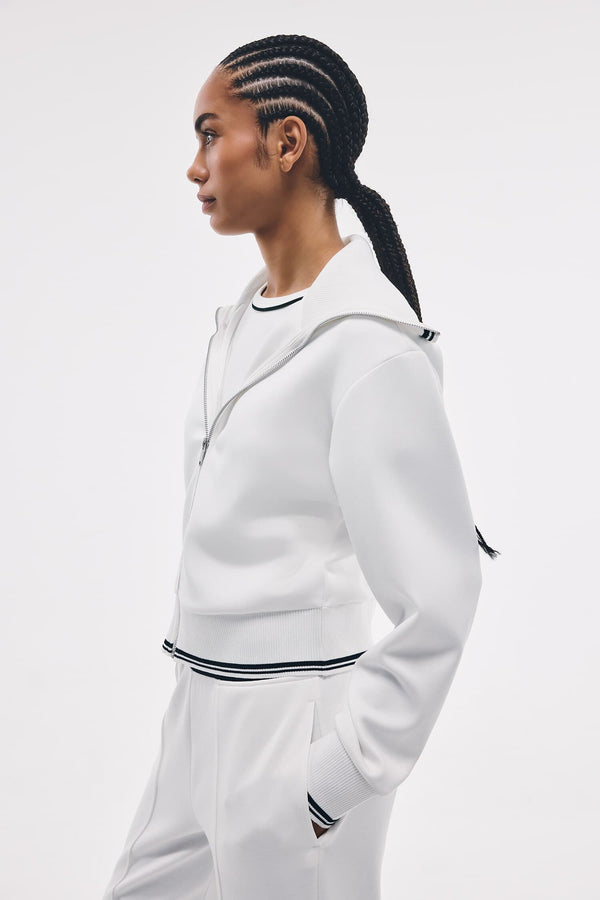 Standard Fitt Stand-Up Collar Modal Cardigan
