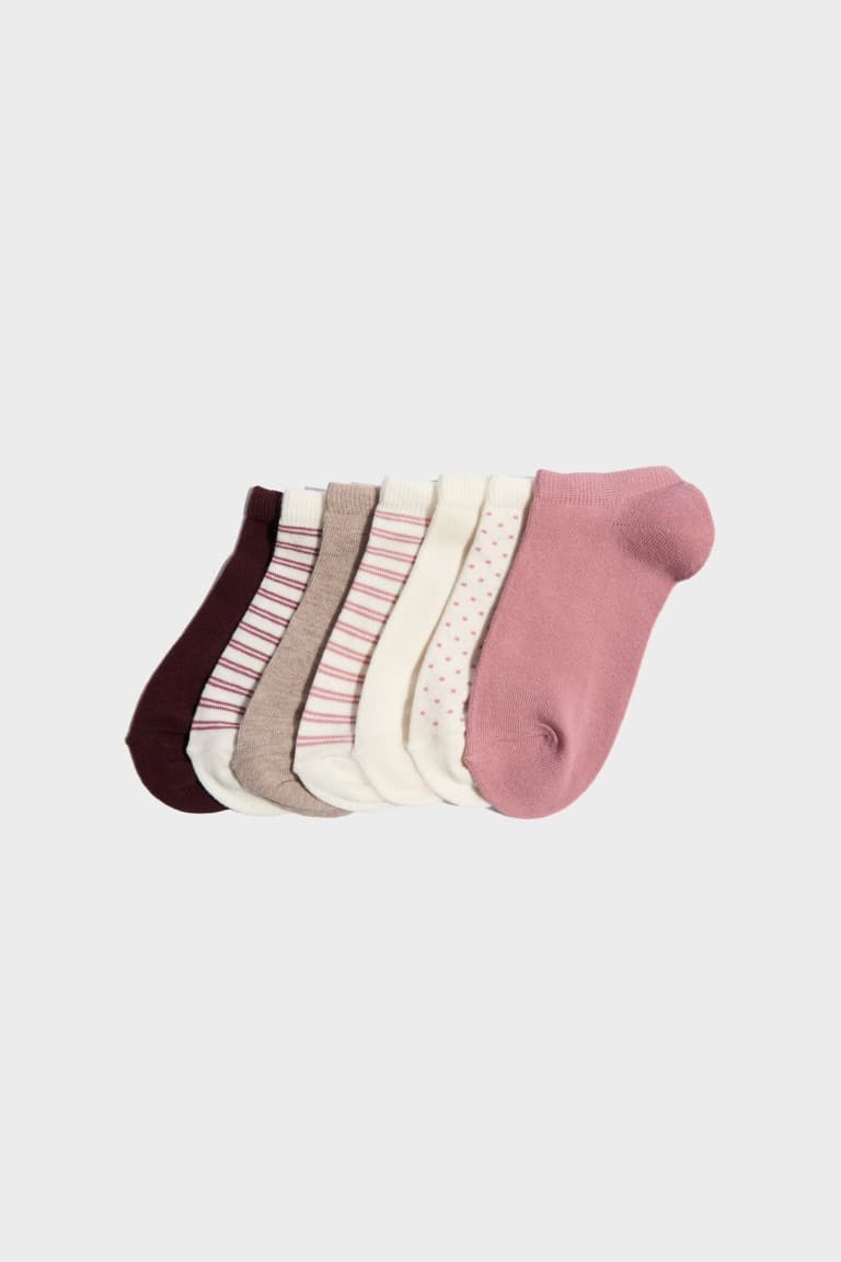 Women 7-Pack Cotton Booties Socks Main image