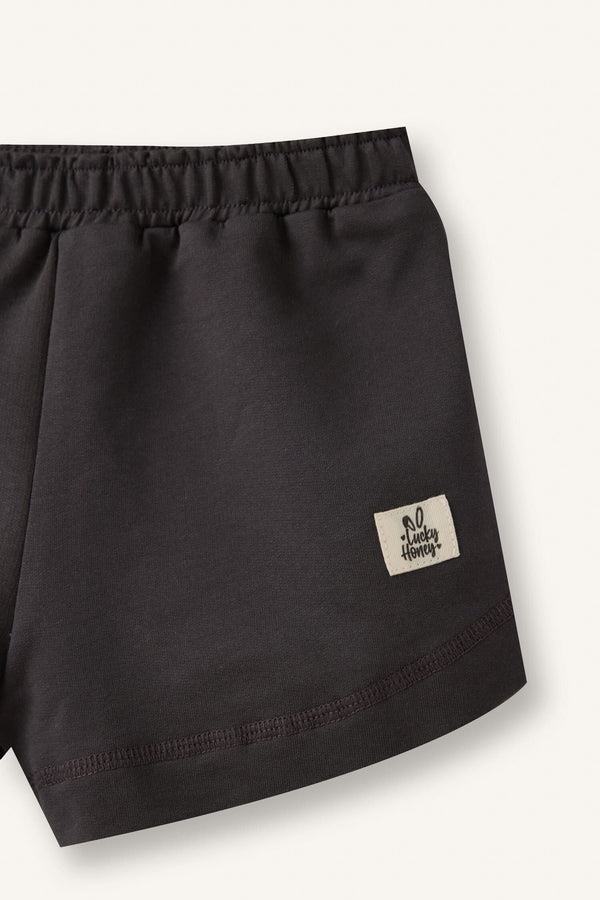 100% Cotton Thin Sweatshirt Fabric Shorts Baby Girl