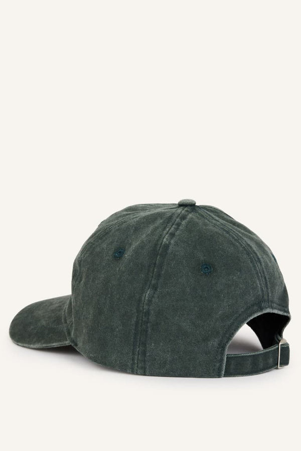 Mens Embroidered Cotton Cap Khaki Hat