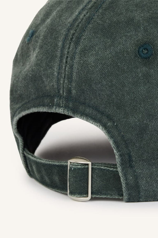 Mens Embroidered Cotton Cap Khaki Hat