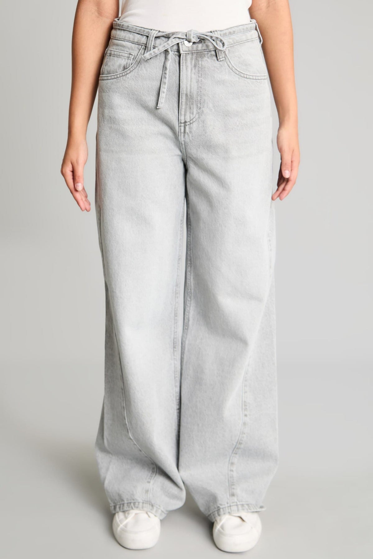 Wide Leg High Waist Straight Leg Long Jeans