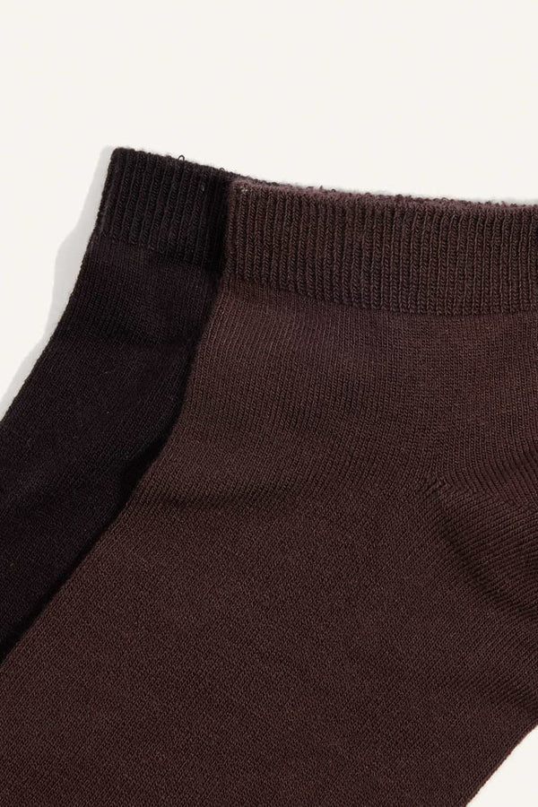 Mens Seamless 2-Pack Modal Booties Socks