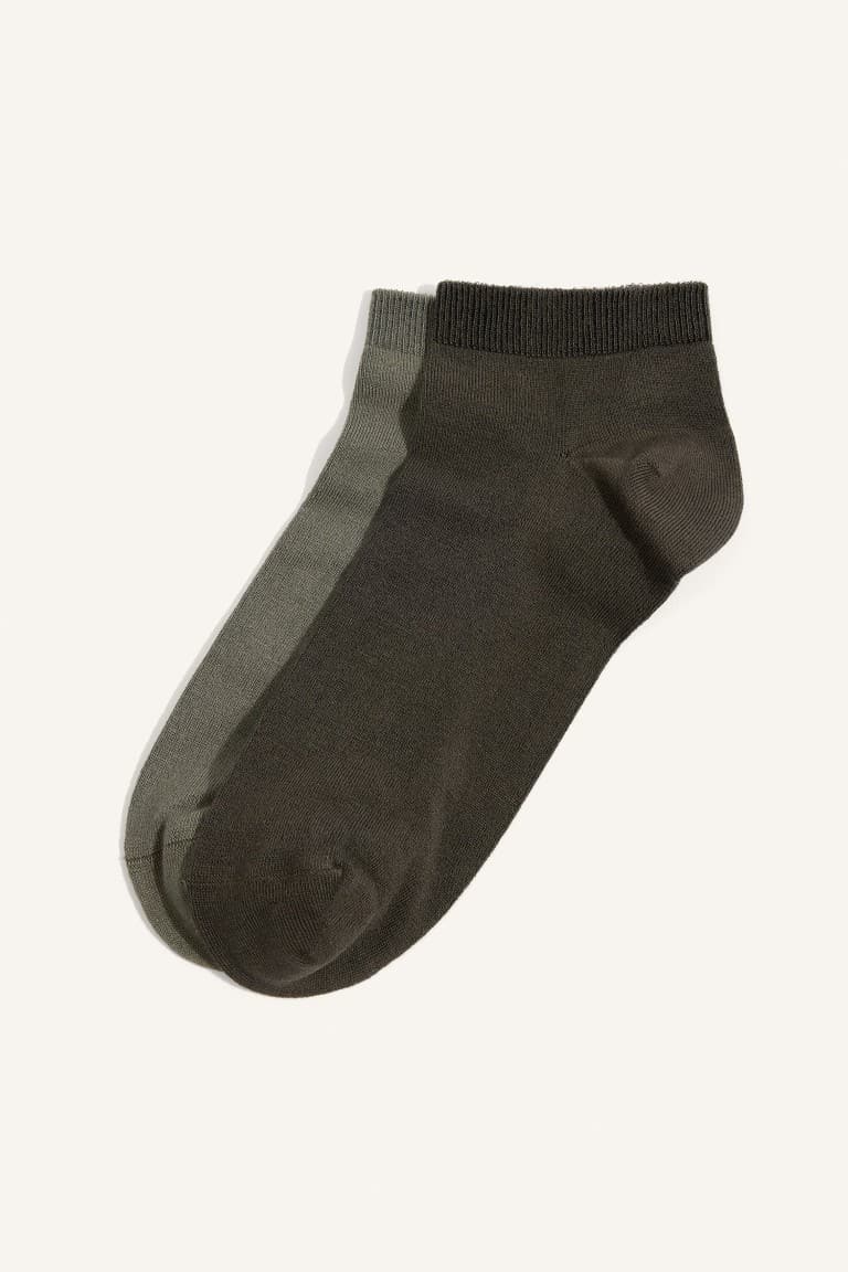 Mens Seamless 2-Pack Modal Booties Socks