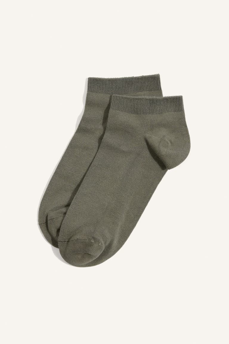 Mens Seamless 2-Pack Modal Booties Socks