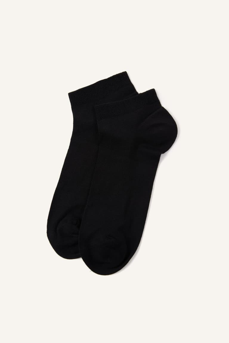 Mens Seamless 2-Pack Modal Booties Socks