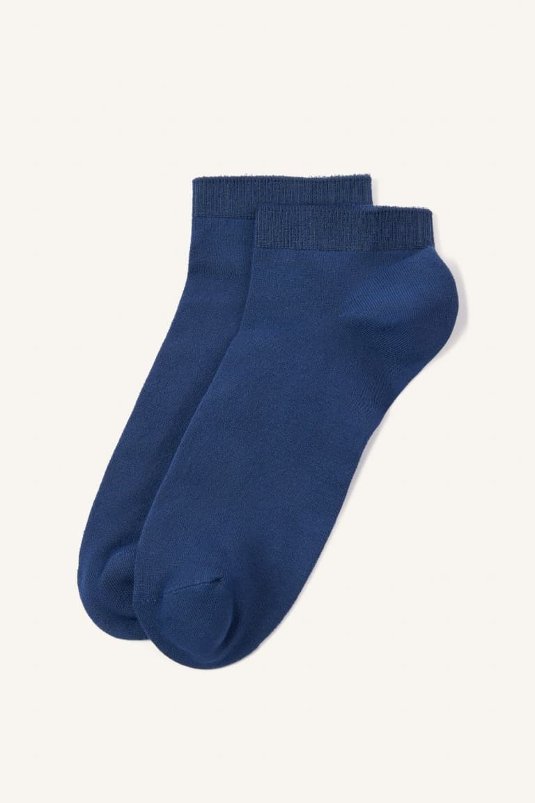 Mens Seamless 2-Pack Modal Booties Socks