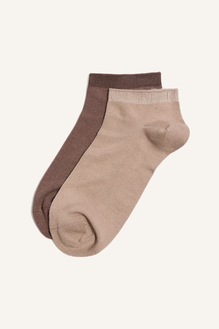 Women Seamless 2-Pack Modal Booties Socks Main image