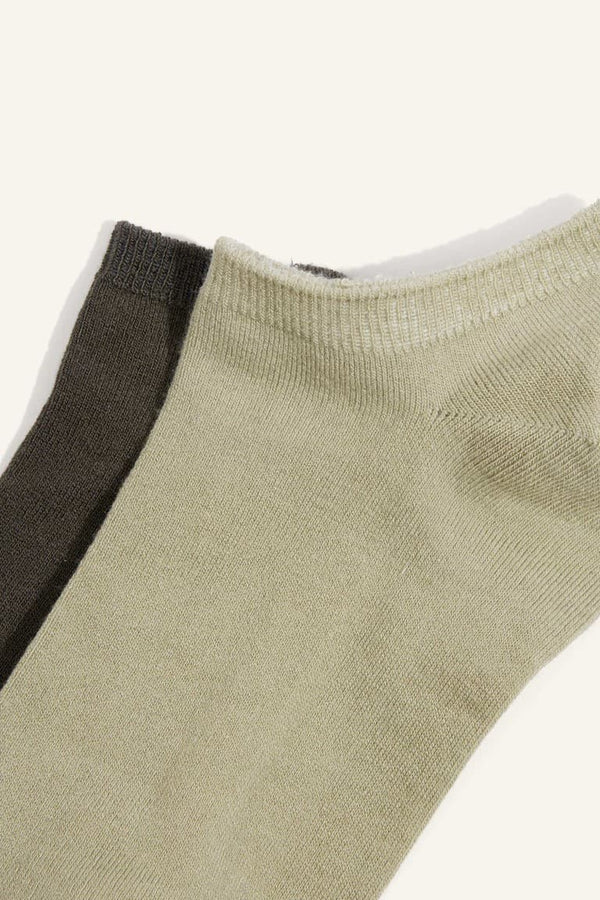 Women Seamless 2-Pack Modal Booties Socks