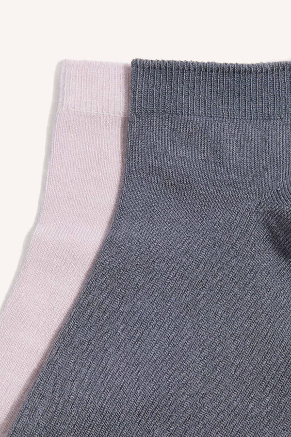 Women Seamless 2-Pack Modal Booties Socks