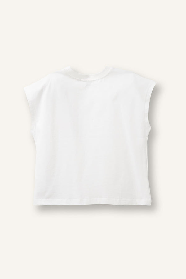 100% Cotton Crew Neck Palm Patterned Undershirt Baby Boy