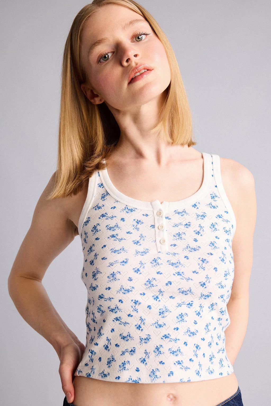 100% Cotton Fitted Rib Undershirt