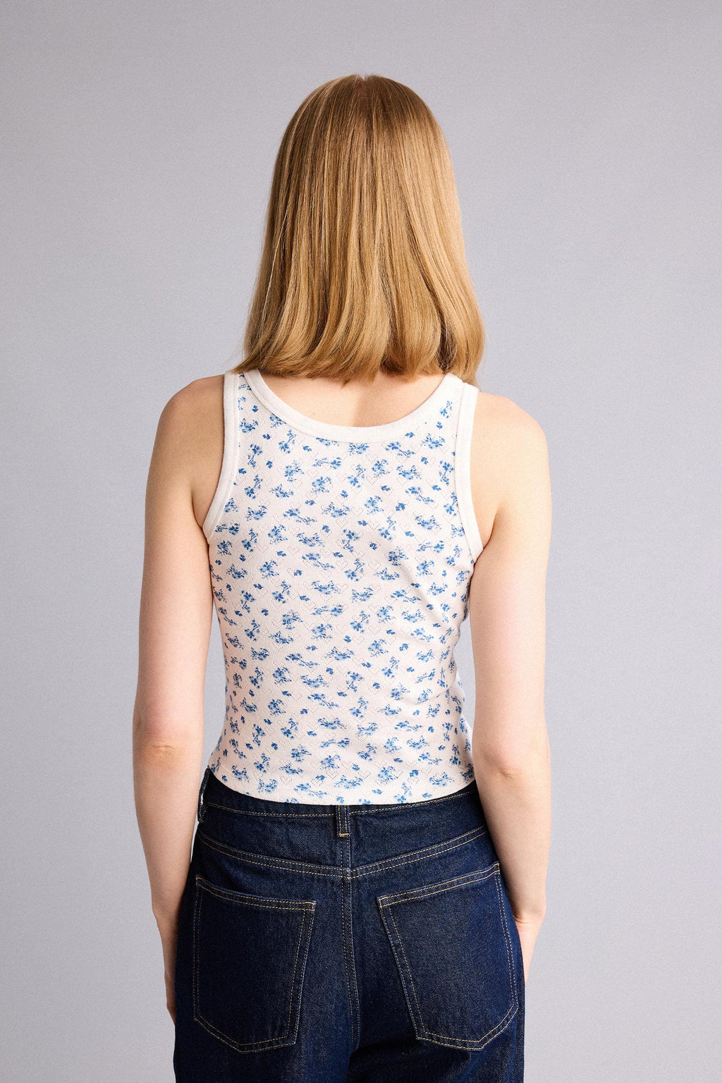 100% Cotton Fitted Rib Undershirt