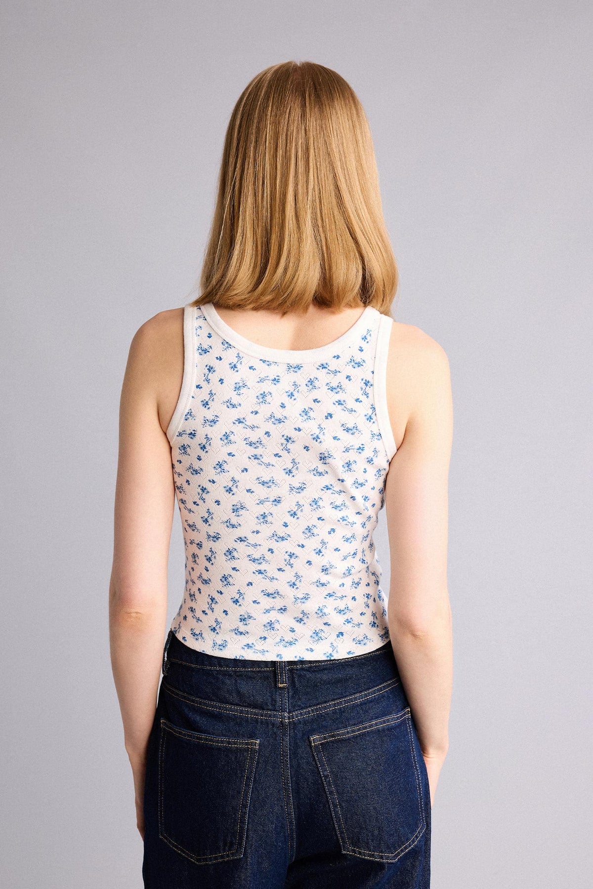 100% Cotton Fitted Rib Undershirt