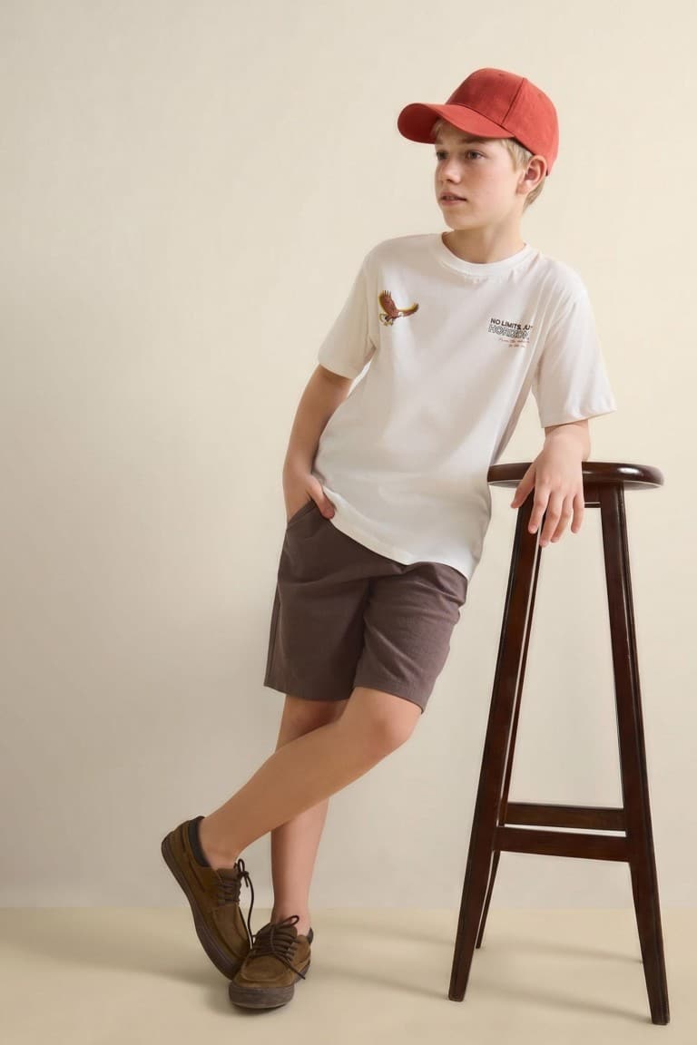 100% Cotton Regular Fit Shorts for Boys