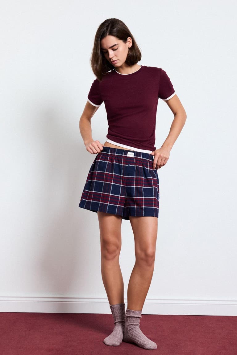 Regular Fit 2-Piece Flannel Set Main image