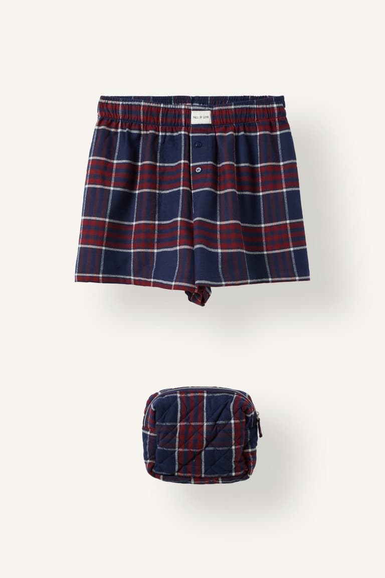 Regular Fit 2-Piece Flannel Set