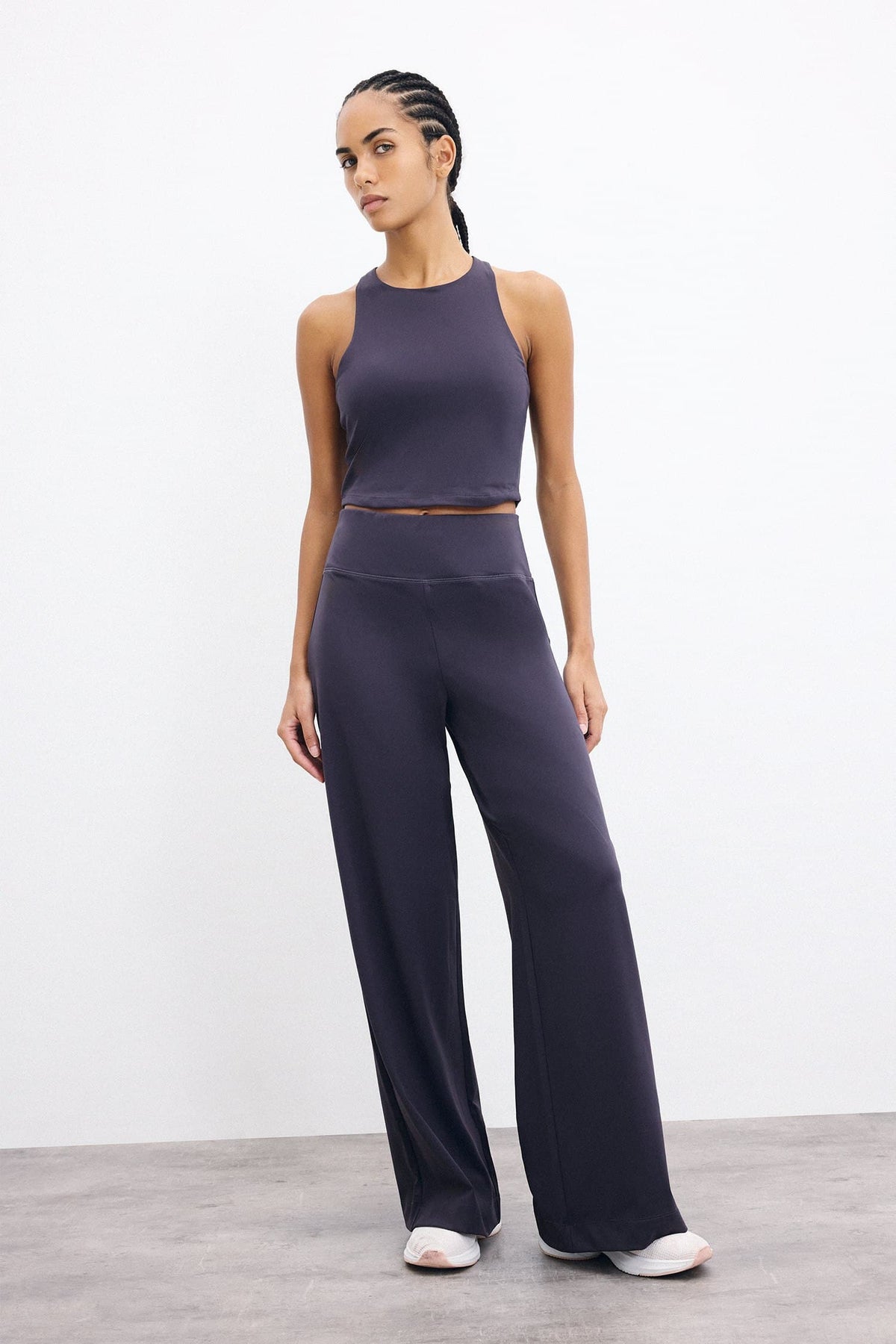 Ultra Soft Recovery High Waist Wide Leg Wide Leg Long Sports Pants
