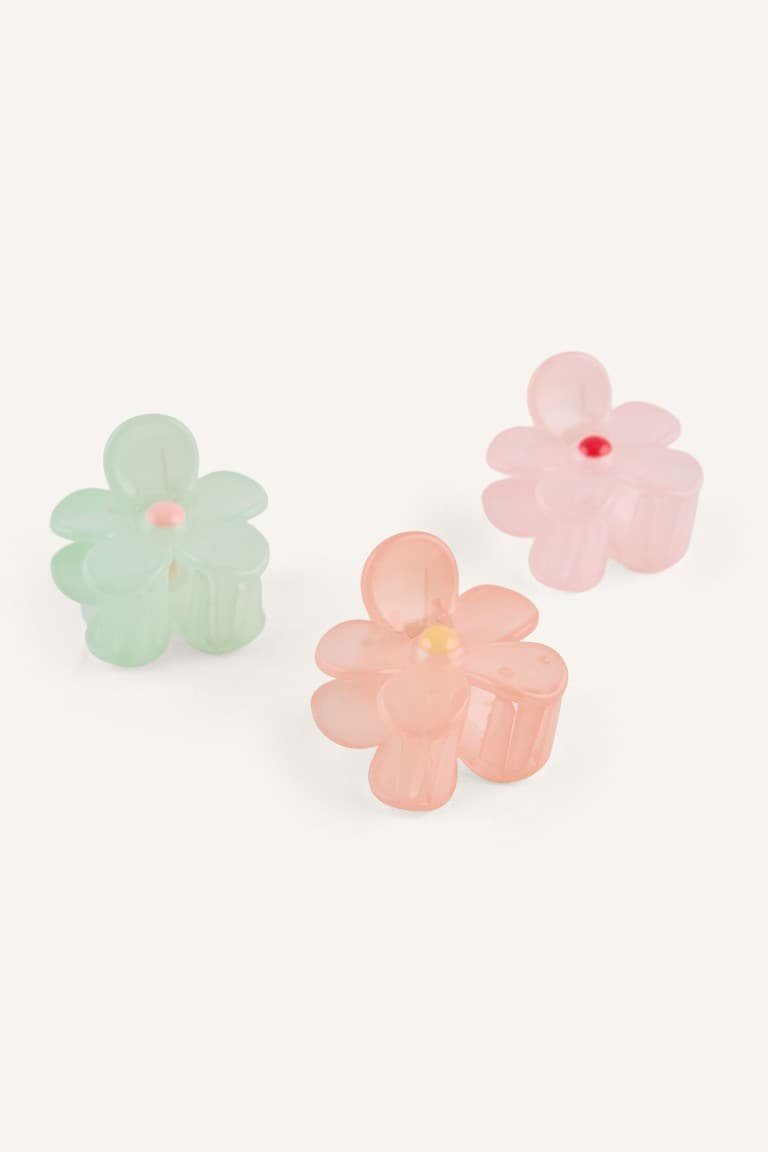Girls Floral 3-Piece Hair Clip Main image