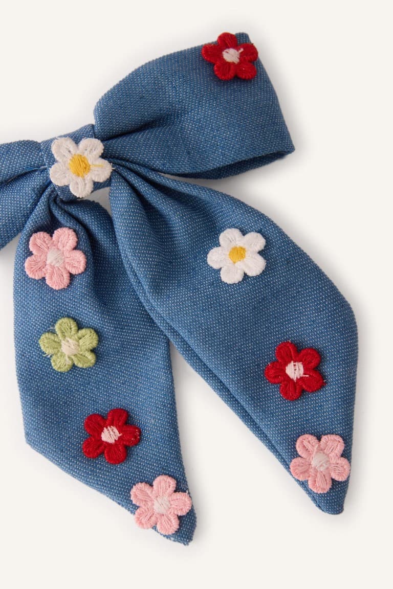 Girls Bow Detailed Hair Clip