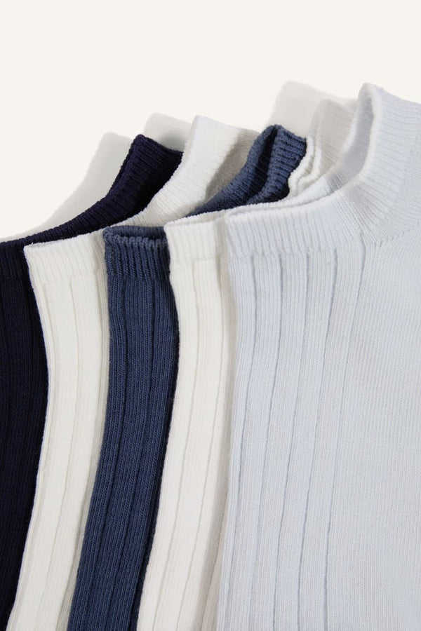 Women 5-Pack Cotton Booties Socks
