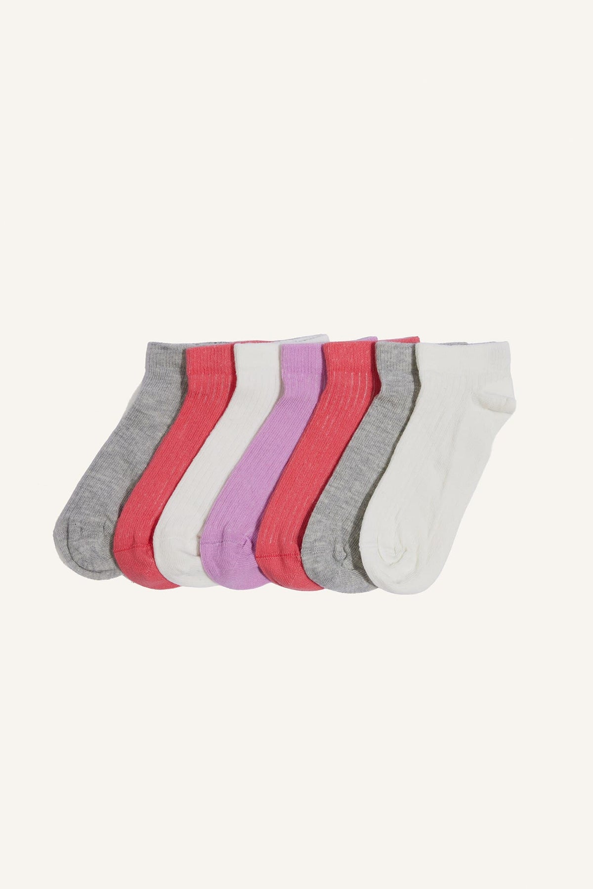 7-Pack Cotton Booties Socks Girls Main image