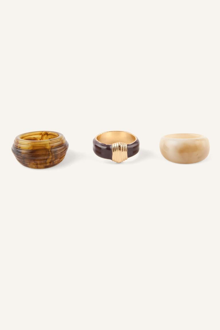 Women 3-Piece Ring Set