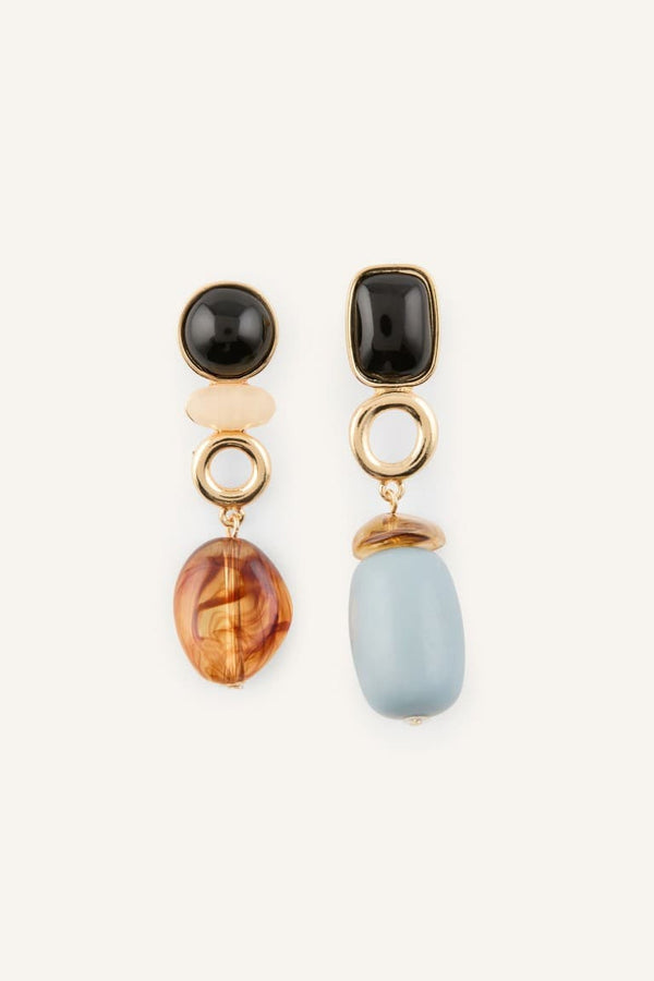 Women Bead Stone Earrings