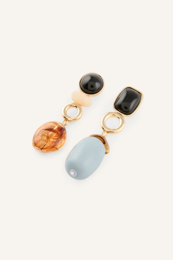 Women Bead Stone Earrings