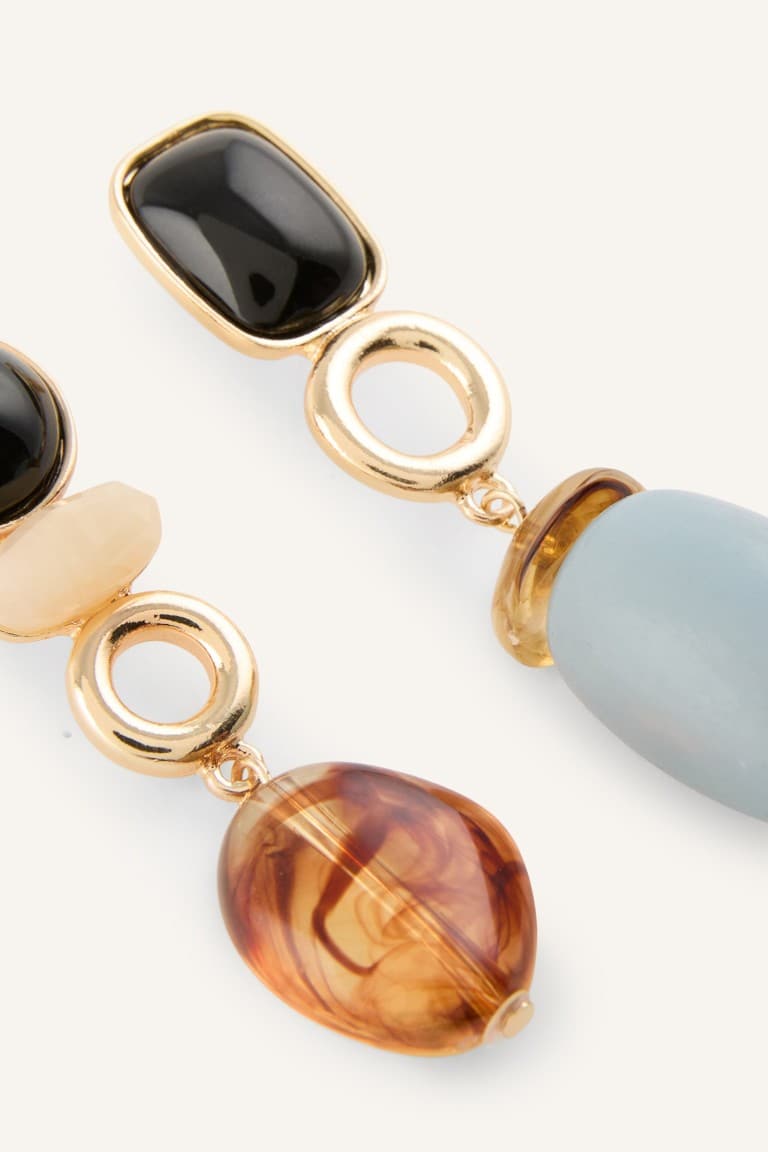 Women Bead Stone Earrings