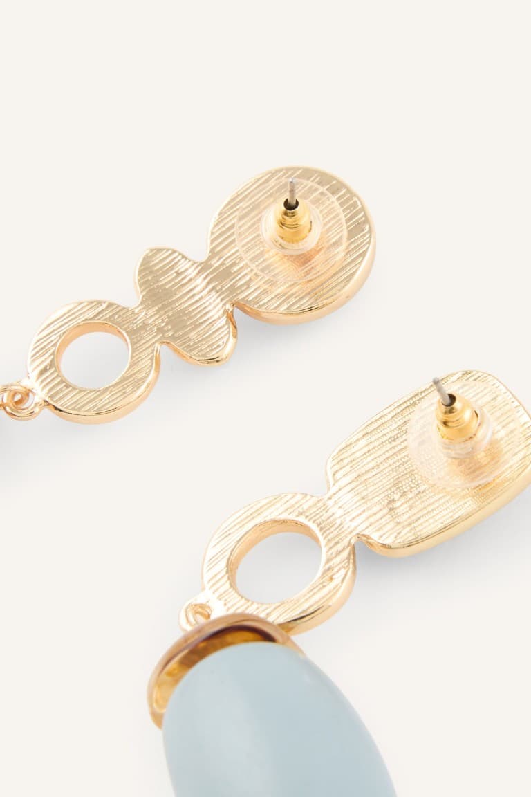Women Bead Stone Earrings
