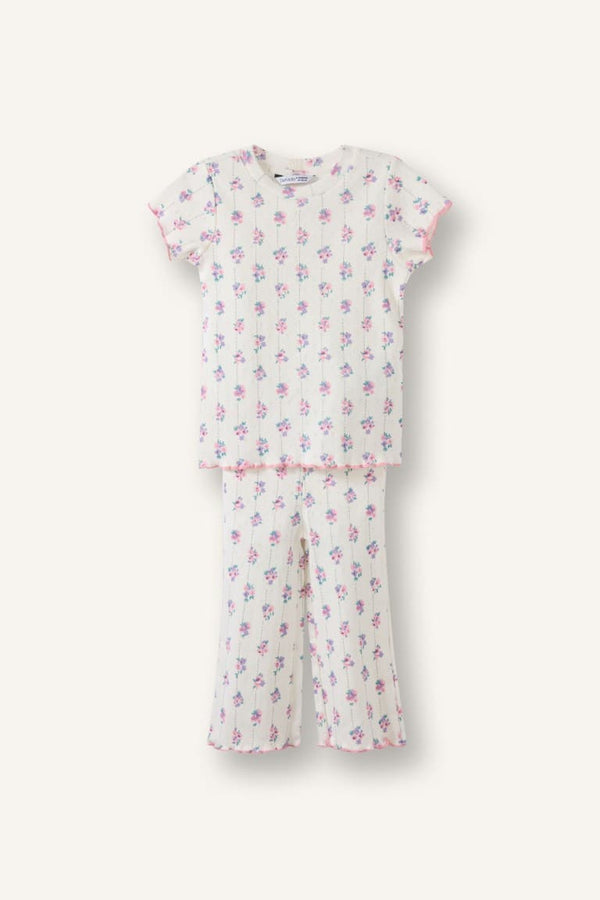 100% Cotton Dress & Suit Relax Fit Shorts T-Shirt Set 2 Pcs Girl