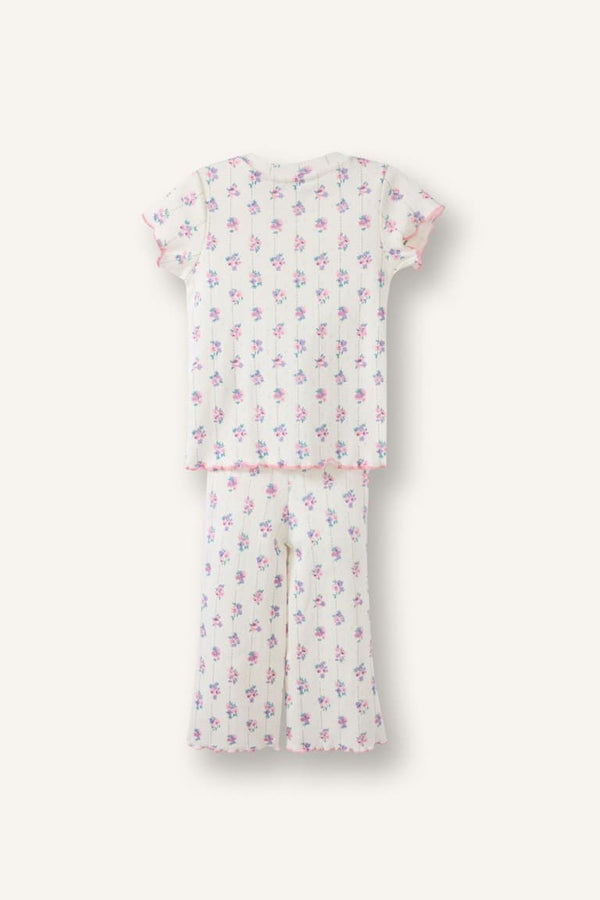 100% Cotton Dress & Suit Relax Fit Shorts T-Shirt Set 2 Pcs Girl