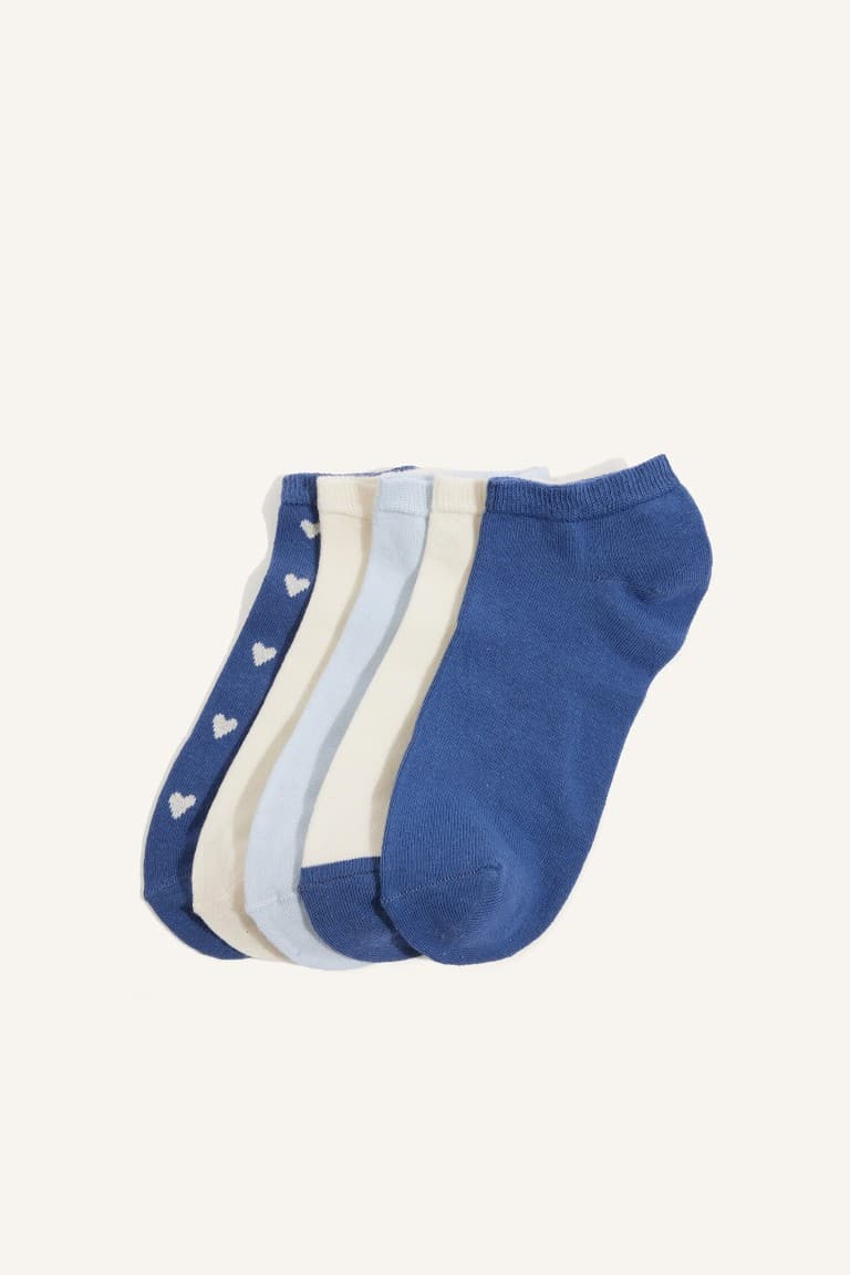 Women 5-Pack Cotton Booties Socks Main image